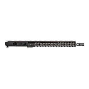 M4E1 Threaded 16" .223 Wylde Mid-Length No Forward Assist Complete Upper w/ 15" Slimline Handguard - Anodized Black