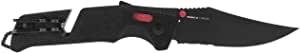 SOG Trident AT - Black + Red - Partially Serrated