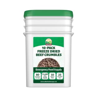 Freeze Dried Beef Crumbles - Valley Food Storage