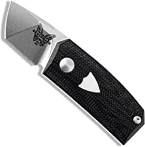 Benchmade - 602 Tengu Tool Knife, Tanto Blade, Bottle Opener, Black Leather Carry Sleeve