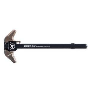 AR15 BREACH® Ambi Charging Handle w/ Large Lever - Black/Kodiak Brown (BLEM)