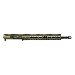 M4E1 Threaded 16" 5.56 Carbine-Length M4 QPQ No Forward Assist Complete Upper W/ 13.5" Slimline Handguard - OD Green Anodized