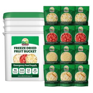 Freeze-dried Fruit Bucket | Order a Freeze-dried Fruit Bucket Online - Valley Food Storage