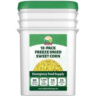 Freeze Dried Corn | Order Freeze Dried Corn in Bulk - Valley Food Storage