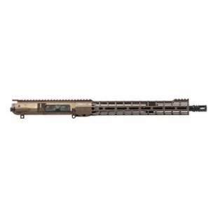 M5 Complete Upper, 16" .308 Mid Length Barrel w/ Adjustable Gas Block & 15" S-ONE Handguard - Kodiak Brown Anodized