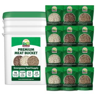 Premium Freeze-Dried Meat Bucket - Valley Food Storage